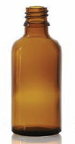 10 ml druppelfles, amber, type 1 geblazen glas